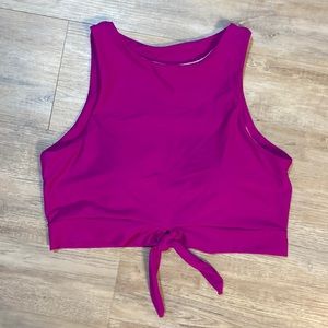 XL Fuchsia Swim Top